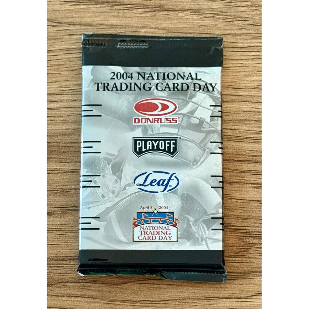 2004 National Trading Card Day Single Sealed Pack Donruss Playoff Leaf Pujols
